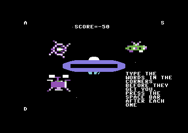 Master Type screenshot 2 for Commodore 64